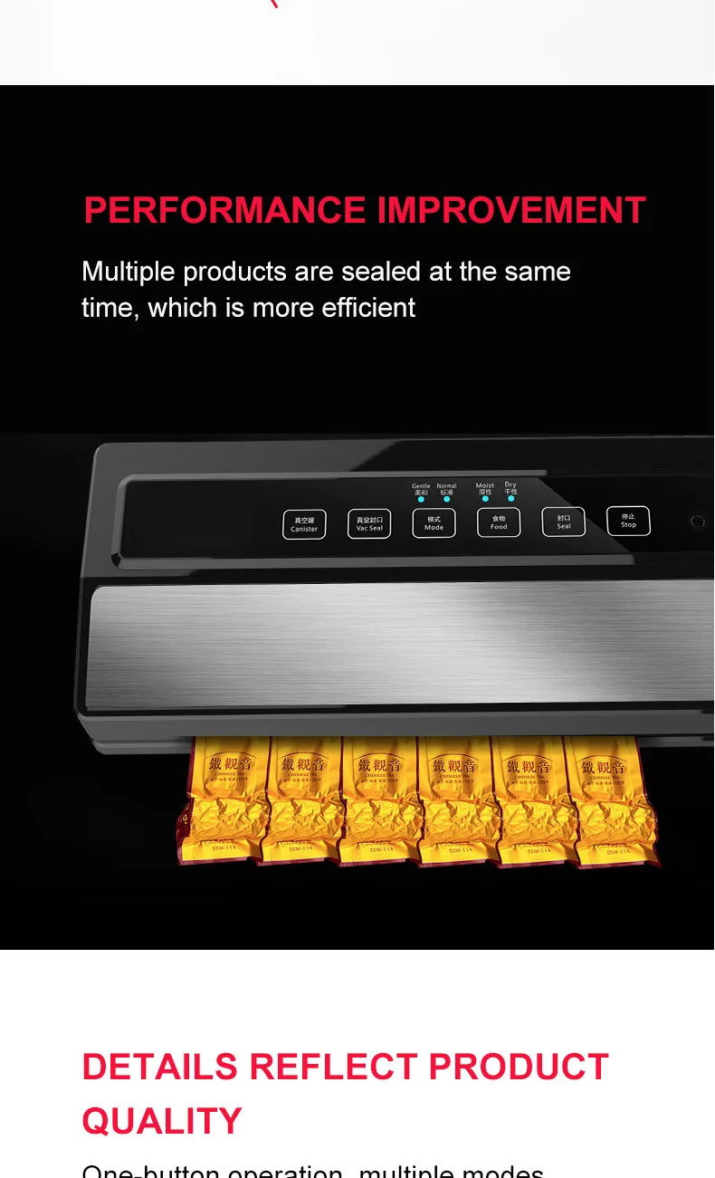 XIAOMI Best Vacuum Sealer Machine 220V/110V Automatic Dry and Moist