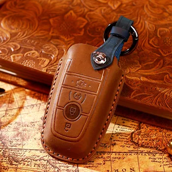 2019 custodia anti-caduta per chiave Auto per Ford Fusion Mondeo Mustang Edge Expedition EXplorer 2018 Auto Shel portachiavi Car-Styling - 2019 custodia anti caduta per chiave Auto per Ford Fusion Mondeo Mustang Edge Expedition EXplorer