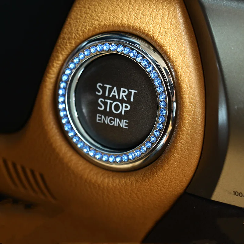 

Car Engine Start Button Decoration Interior Steering wheel Sticker For Lexus RX300 RX450H NX300 NX200 Car Styling Accessories