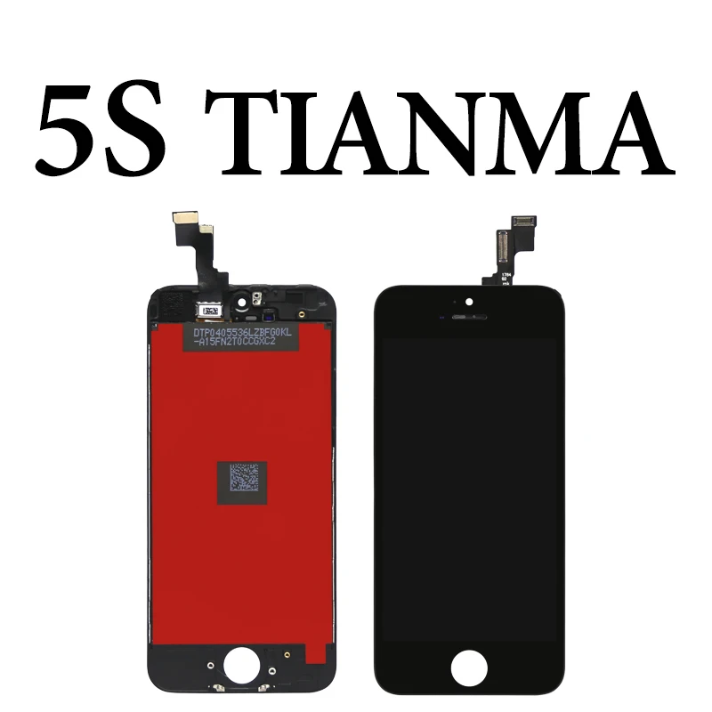 for iphone 5S black Премиум Версия Tianma для iPhone 5S, SE 6 6S Plus 7 8 Plus ЖК сенсорный экран Стекло сборка Бесплатный подарок без битых пикселей - Цвет: for iphone 5S black