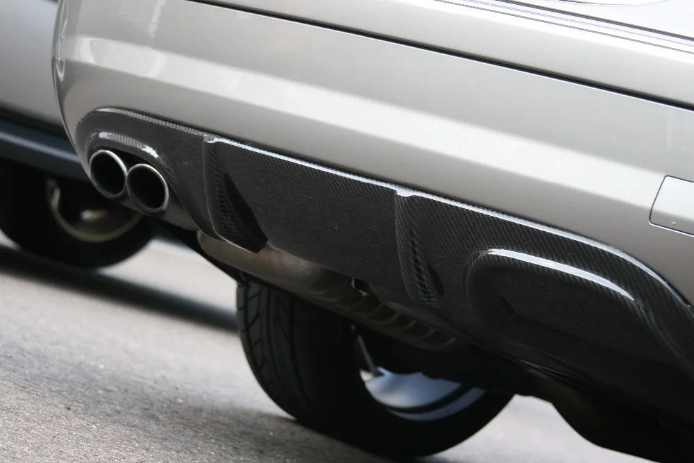 Карбоновое волокно C Класс C200 260 300 AMG Автомобильный задний диффузор заднего бампера для губ крышка заднего бампера для Mercedes-Benz C класс 01-06