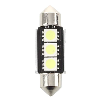 

2X 36MM Bulb Lamp 3 LED White Car e CANBUS