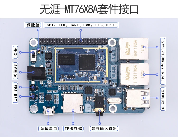 MT7688/MT7628/MT7620 макетная плата модуля беспроводной маршрутизатор Wifi модуль OpenWrt