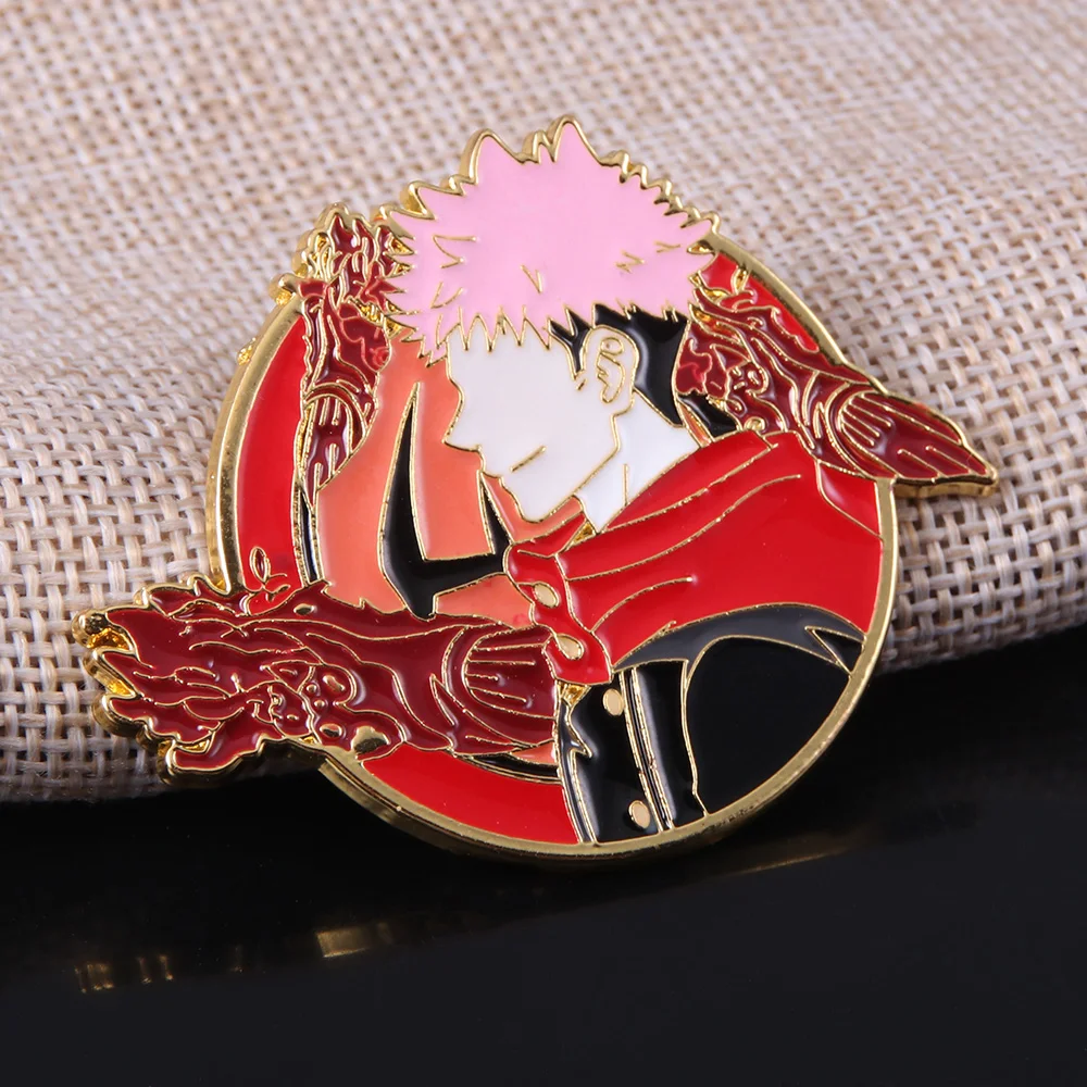 Japan Anime Jujutsu Kaisen Brooch Badge Gojo Satoru Ryomen Sukuna Enamel  Pins Cosplay Metal Manga Man Woman Gift for Friend - AliExpress