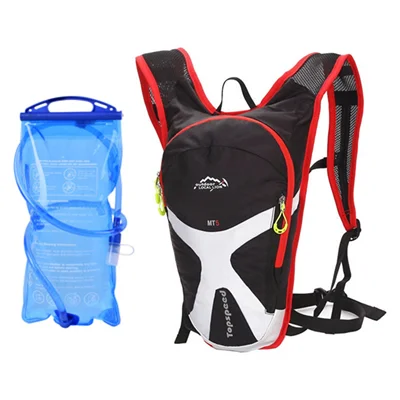 with water bag Мужской женский горный велосипед с сумкой для воды водонепроницаемый велосипедный спортивный рюкзак из полиэстера Велоспорт пешая ходьба походы велосипедный, с поильником рюкзак - Цвет: with water bag