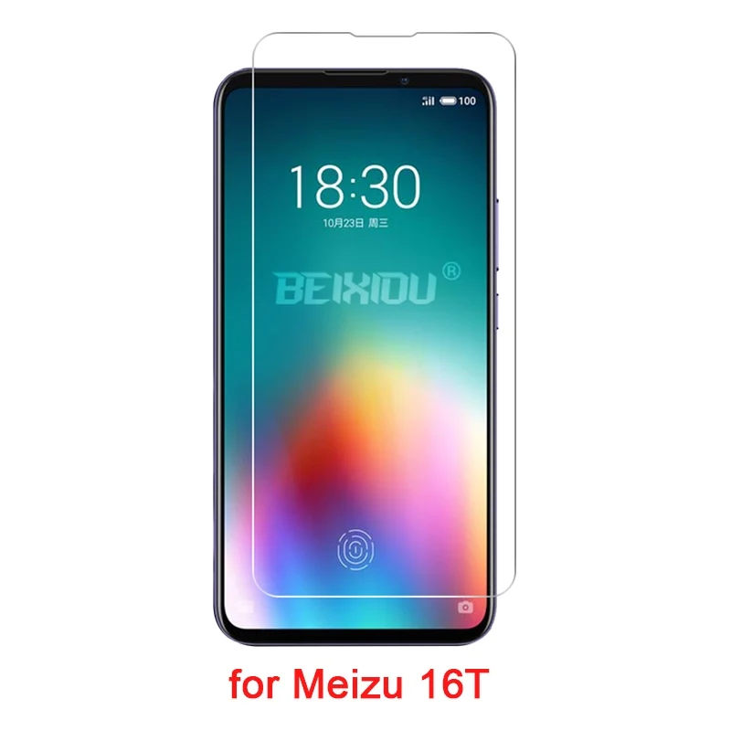 for Meizu 16T 2 шт Полное закаленное стекло для Meizu 16T протектор экрана 2.5D 9h закаленное стекло для Meizu 16T защитная пленка - Цвет: for Meizu 16T