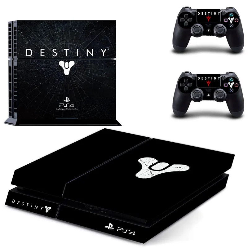DPTM0295 Game Destiny PS4 Stickers Play station 4 Skin Sticker Decals Cover For PlayStation 4 PS4 Console and Controller Skins - Color: DPTM0295