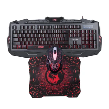

MARVO KM400+G1 Gaming Mouse Keyboard Combo ,LED Breathing Backlight Gaming Keyboard USB Wired Professional Mouse For Computer