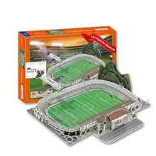 Estadio das Laranjeiras стадион Футбол 3D Бумага DIY Головоломка 3418 модель Обучающие комплекты игрушек для детей подарок для мальчика