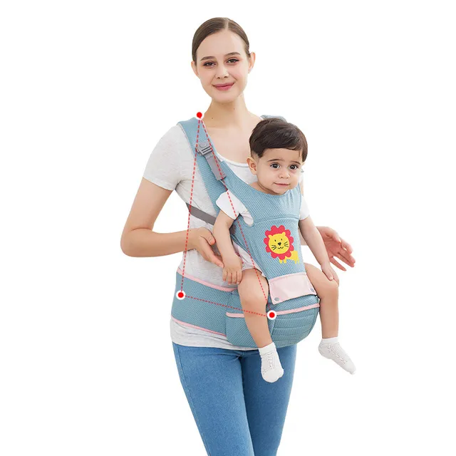 Cartoon 360 Ergonomic Baby Carrier - Versatile, Comfortable, and Stylish