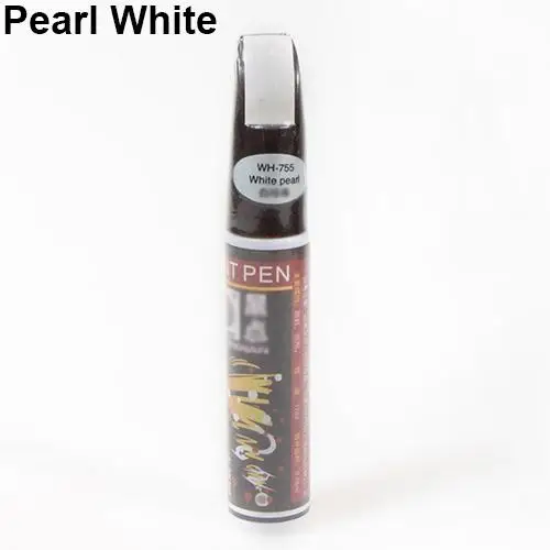 Pearl White Профессиональное исправление цвета автомобиля удобное пальто краска Uniervsal Touch Up ручка для удаления царапин ремонт 12 мл carros внешний автомобиль - Цвет: Pearl White