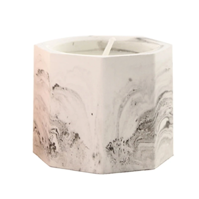 Octagonal Coconut Wax Unique Soy Wax Decoration Candles Handmade Gifts Romantic Aromatherapy Candles Wedding Supplies