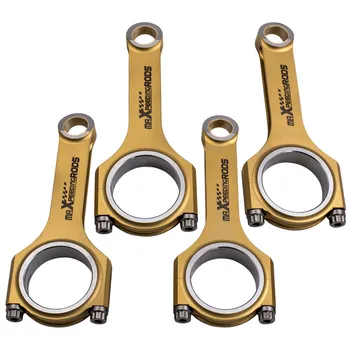 

4x Titanizing Connecting Rods Conrods 144.3mm For BMW N20B20 2.0T N26B20 800+HP