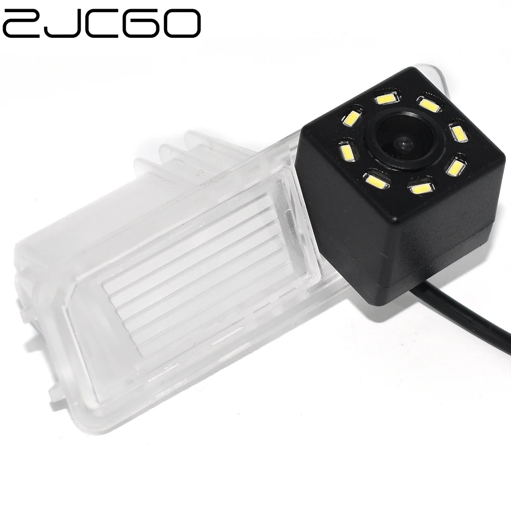 ZJCGO CCD HD Car Rear View Reverse Back Up Parking Waterproof Camera For Porsche Macan Cayenne S GTS Turbo 95B for Skoda Yeti - Название цвета: 8-LED
