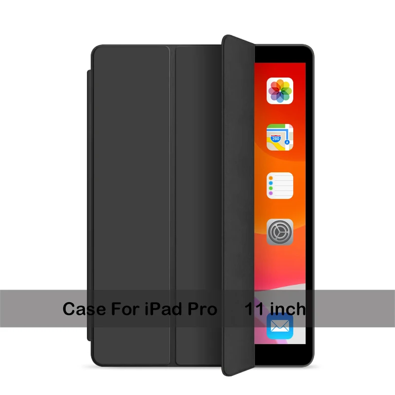 Чехол для iPad 10,2 7 7-го поколения, ультратонкий кожаный чехол для iPad mini 5 Air 3, умный ТПУ чехол для iPad Pro 11 3 3th - Цвет: For Pro 11 A
