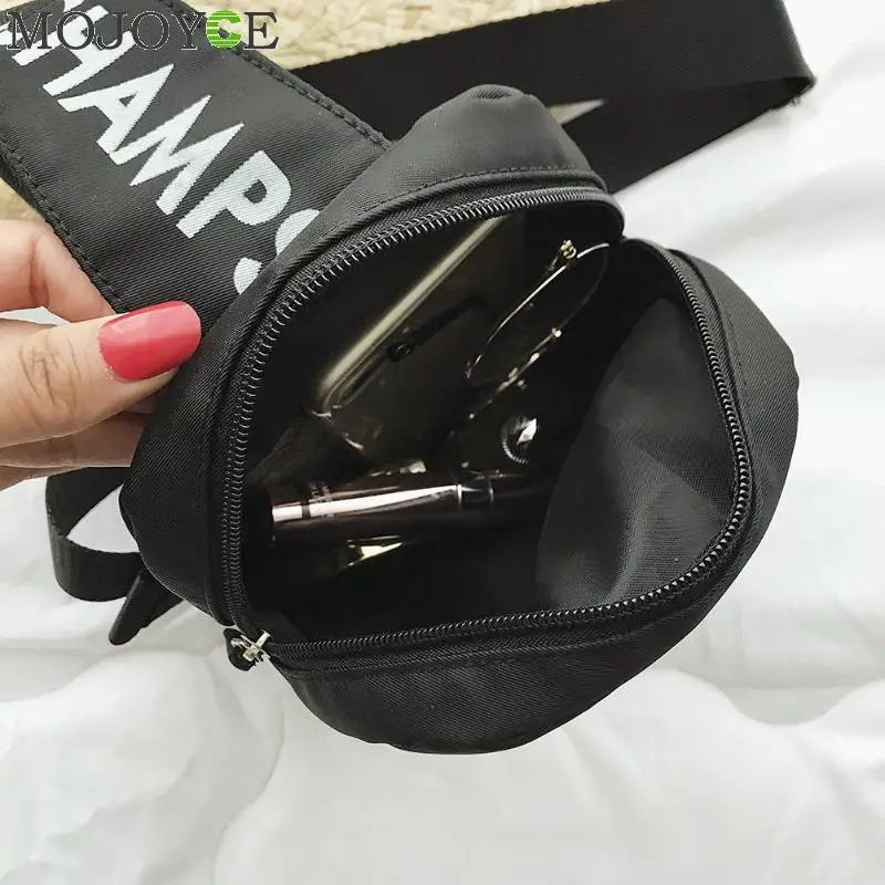 Модная забавная нагрудная сумка с принтом газеты женские нейлоновые