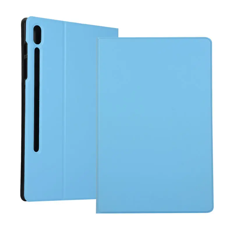 Sky blue Чехол для Samsung Galaxy Tab S6 10,5 SM-T860 SM-T865 T860 10," Smart Cover Funda Awake-Sleep мягкая задняя крышка+ подарок - Цвет: Sky blue