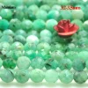 Mamiam-Cuentas redondas facetadas de Esmeralda Natural, lisas de 3,5mm 3,2-piedras sueltas, bricolaje, pulsera, collar, fabricación de joyas, diseño de regalo ► Foto 3/5