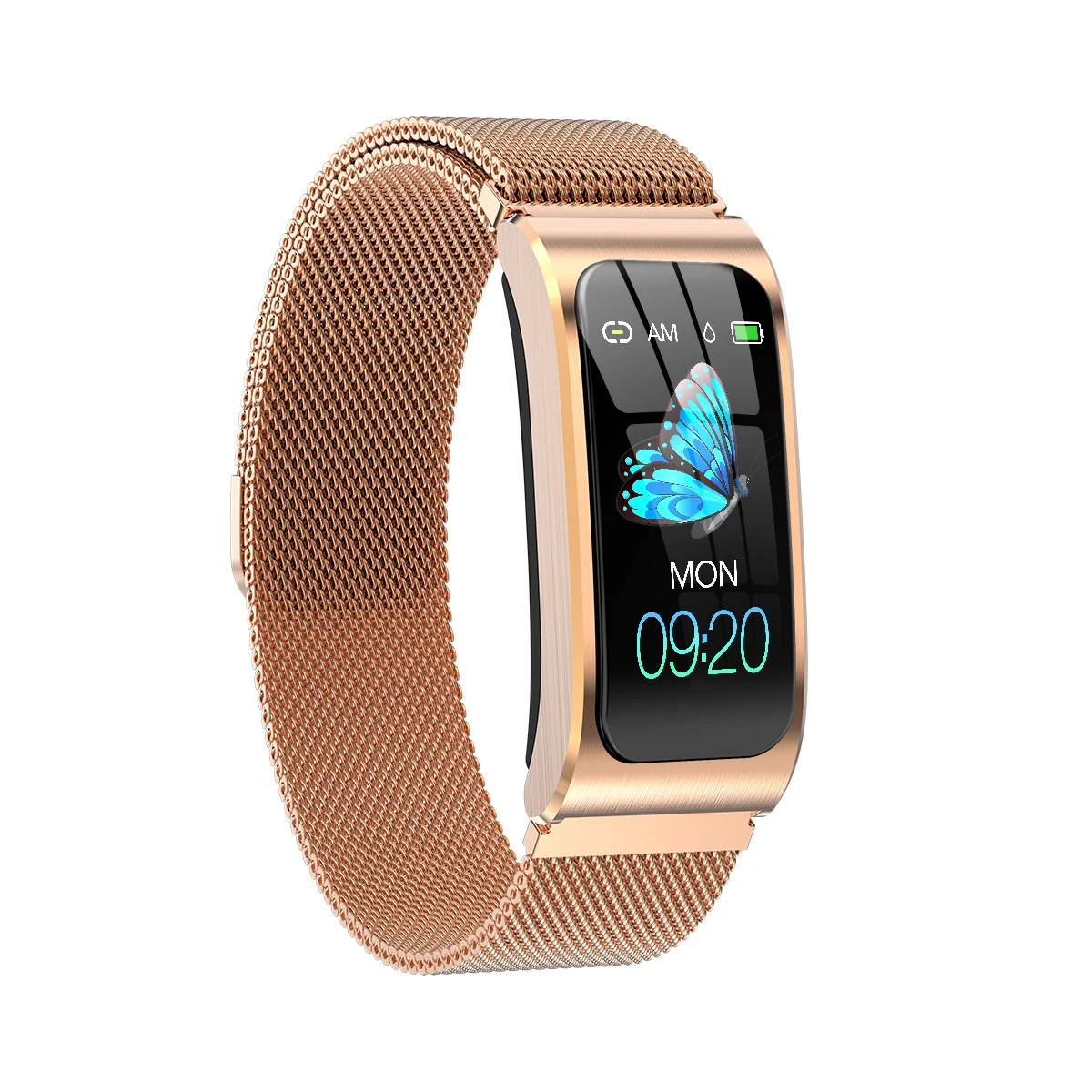 09 AK12 Bluetooth Спорт водонепроницаемый смарт-браслет женские часы Сфигмоманометр менструальный цикл активности монитор для huawei - Цвет: 09