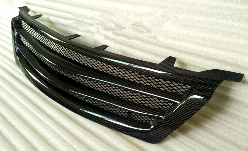 

GS style real Carbon fiber/primer unpainted FRP car front Grill for TOYOTA MARK X REIZ 2005-2009/2010 2011 2012