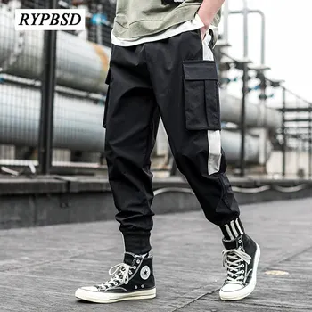 

Cargo Jogger Pants Men 2020 Spring New Patchwork Multi-Pocket Baggy Harem Pants Men Hip Hop Sweatpants Plus Size Trousers 5XL