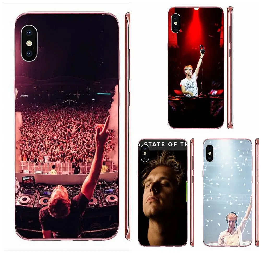 Для Apple iPhone 11 Pro X XS Max XR 4 4S 5 5C 5S SE SE2 6 6S 7 8 Plus Мягкий Сотовый телефон Armin Van Buuren Dj |