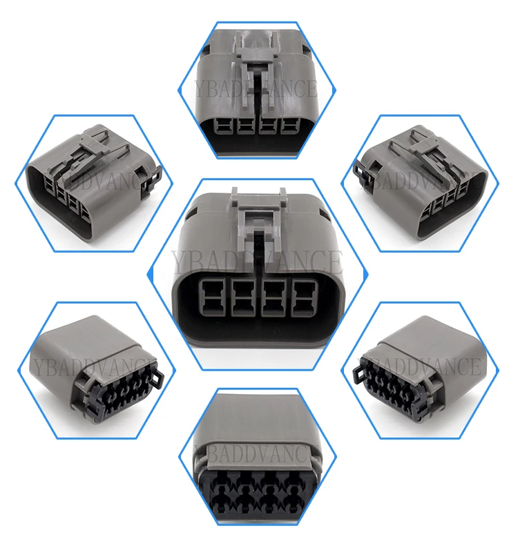 

7223-1884-40 8 Pin Automotive Connector W Type Housing For N issan KA IAC, S13