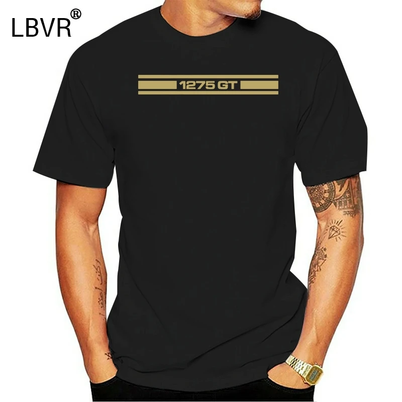 1275 GT Stripes Mens Classic Mini T Shirt - Clubman A-Series Hot Sale T-Shirt Summer O Neck Cotton Style | Мужская одежда