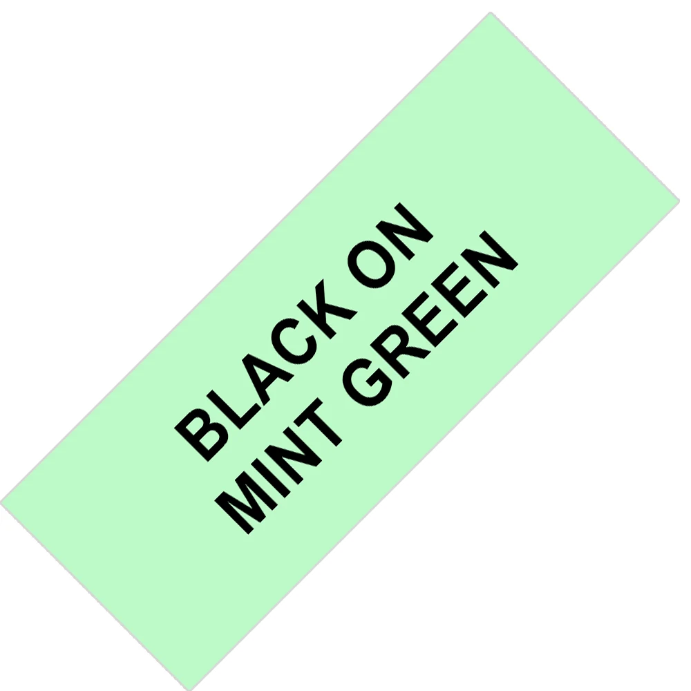 Black on Mint Green Fimax 1 упаковка tze231 Блестящий Звездный Радужный совместимый для P Touch Tze-231 tze 231 Brother P-touch принтер tze ленточный производитель этикеток - Цвет: Black on Mint Green