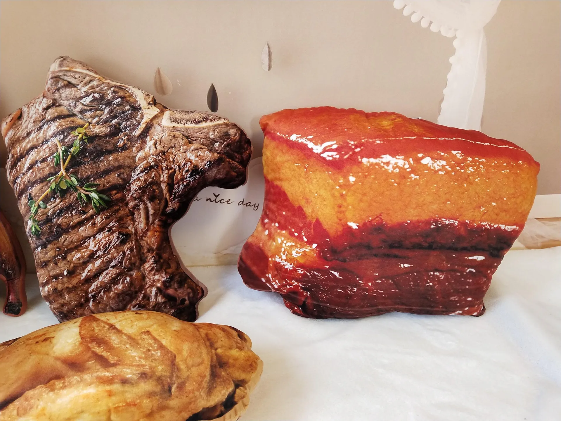 Модель пародия стейк жареная курица свинина пиво подушка изысканная серия ресторан украшение подушка