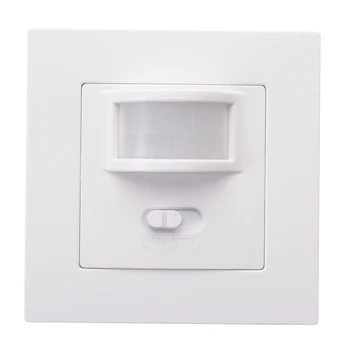 

Infrared PIR Motion Sensor 140 Degree Recessed Wall Motion Sensor Switch Lamp Bulb LED Light Switches
