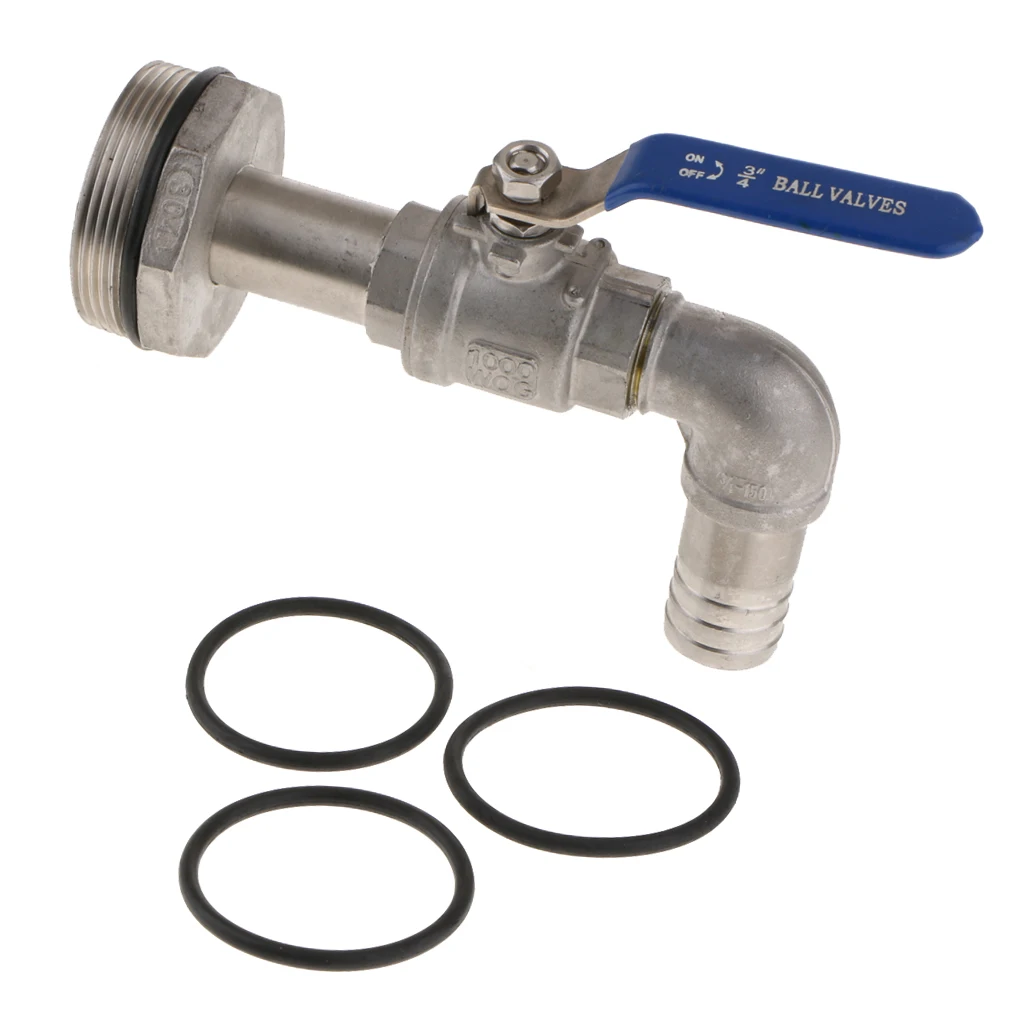 90 Degree L Type Gasoline Barrel Outlet Nozzle Fuel Handle Tap w/O-ring Seal 25.5mm