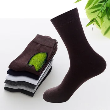 

DOIAESKV Men Bamboo Fiber Socks Men Compression Harajuku Long Socks Breatheable Business Casual Mens Women Dress Sock For Gift