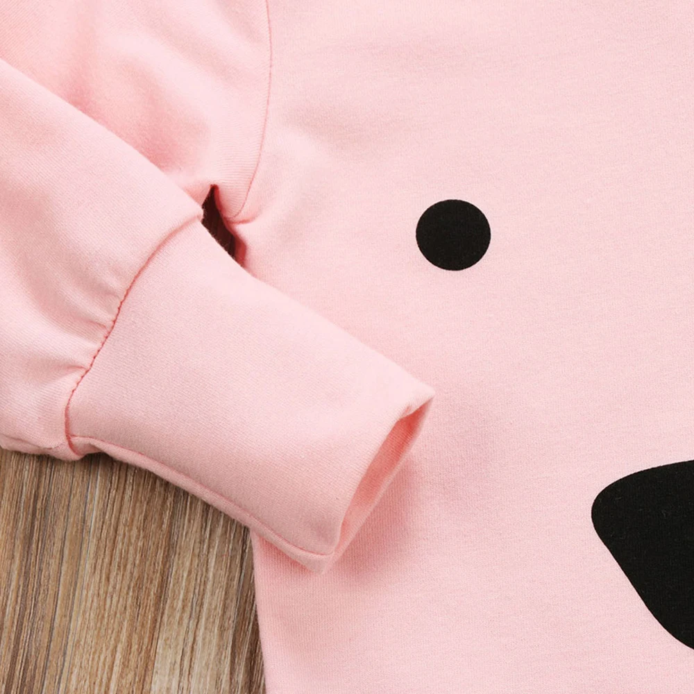 Одежда для малышей Детский комбинезон с капюшоном и длинными рукавами для мальчиков и девочек детский комбинезон с изображением медведя Осенний комбинезон для новорожденных D35