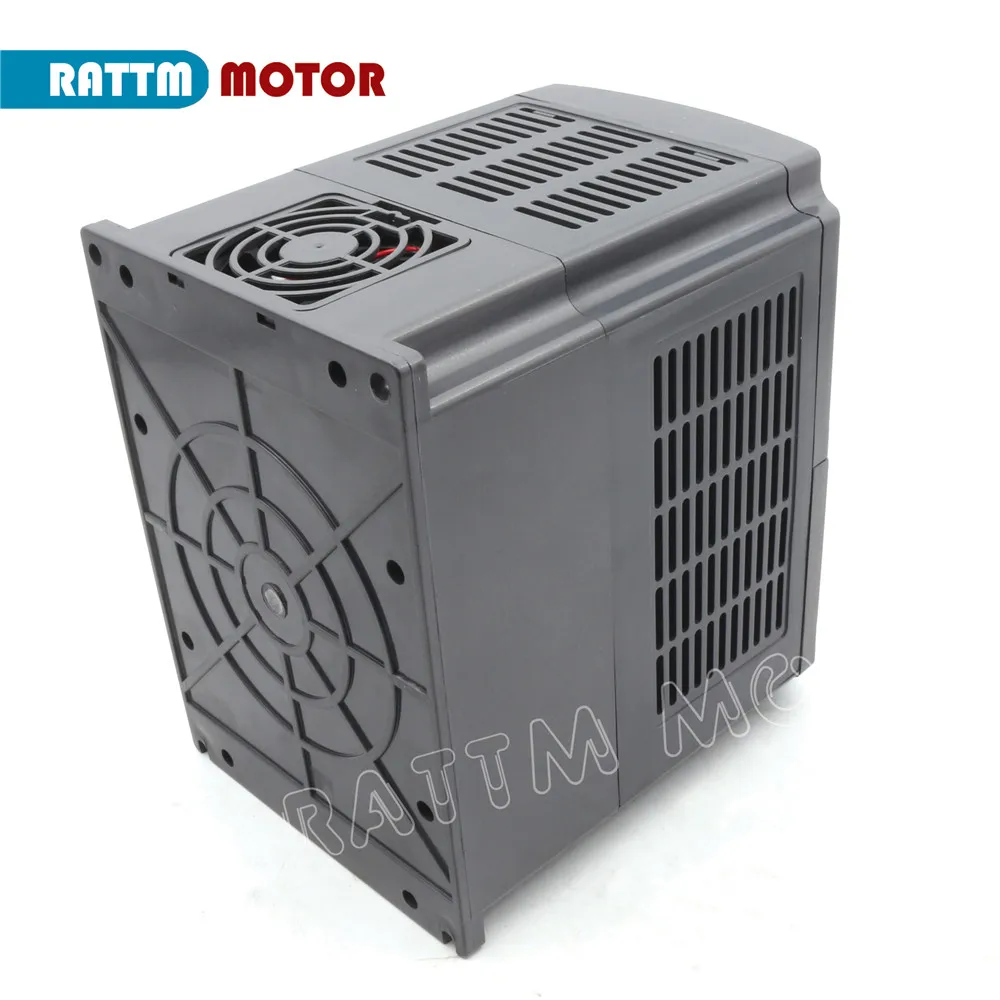 1.5KW Инвертор VFD 110V 220V 380V 7A переменная частота Входная Фаза 1 или 3 фазы выход от
