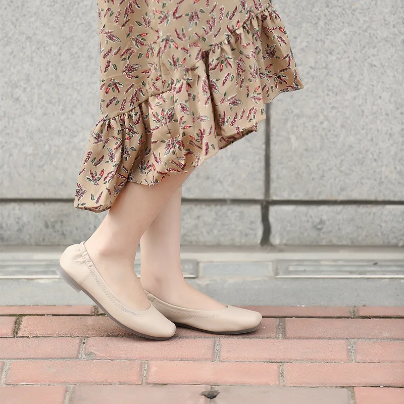 

Solid Casual Concise Basic Slip-On Pumps for Women Square Toe Sewing Low Heel Ladies Pumps With Spring Autumm Single Shoes