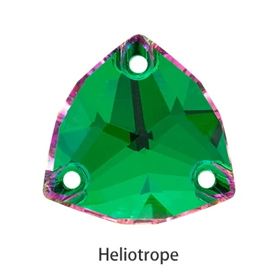 Heliotrope Цвет жира Trilliant форма K9 стеклянные прозрачные стразы Flatback пришить горный хрусталь камень для пришивания Одежда Ремесло украшения ювелирных изделий - Цвет: Heliotrope