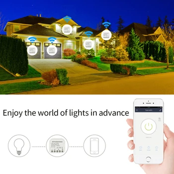 

WiFi Switch DIY Switch Module Smart Switch 1/2 Way 90-264V Wifi Circuit breaker Work With Alexa Google Home