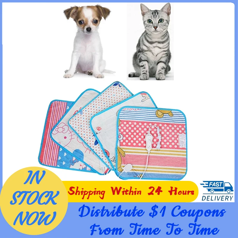 

Winter 3-mode Pet Dog Cat Waterproof Electric Heating Pad Warmer Mat Bed Blanket Animals Bed Small Heating Pad Heater Accessorie