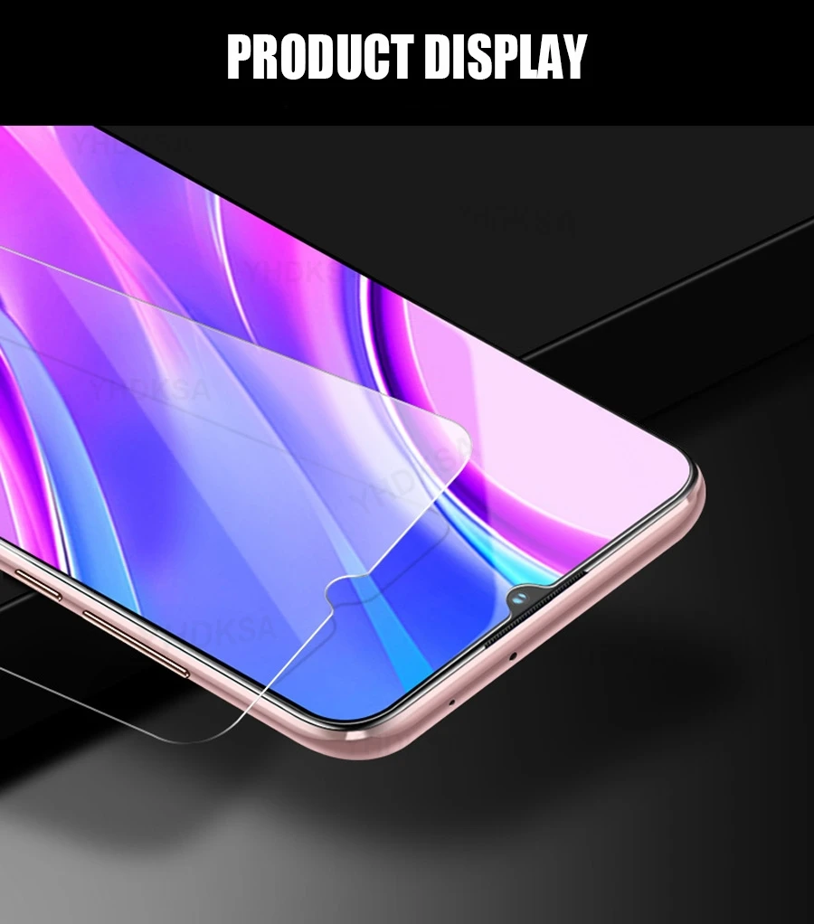 9D Full Kính Bảo Vệ Cho Xiaomi Redmi 9 9A 9C 9T 8 8A Cường Lực Bảo Vệ Màn Hình Redmi Note 7 8 9 10 Pro 8T 9T 9S Kính Phim phone glass protector