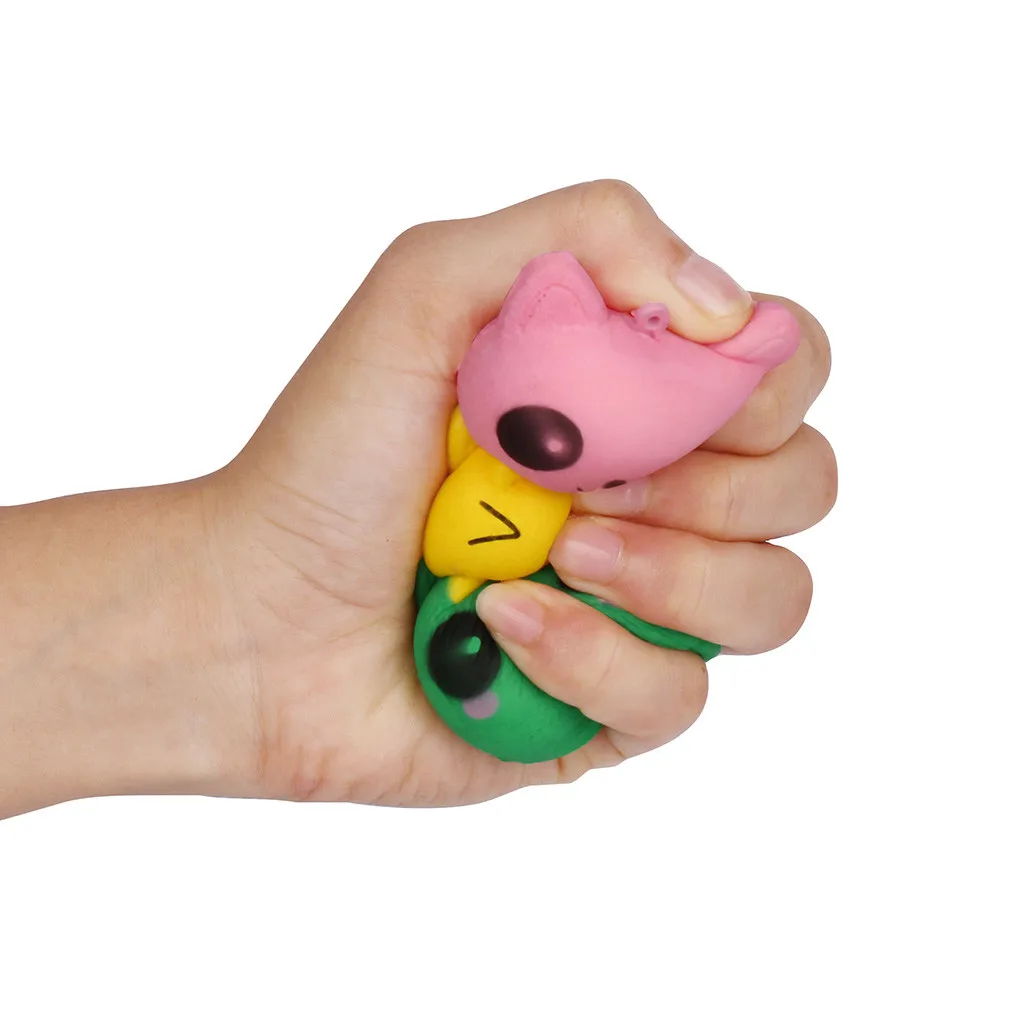 Jumbo сжимаемые игрушки для кошек детские медленно поднимающиеся антистровые игрушки Мини восхитительный Кот медленно поднимающийся дети веселое снятие стресса