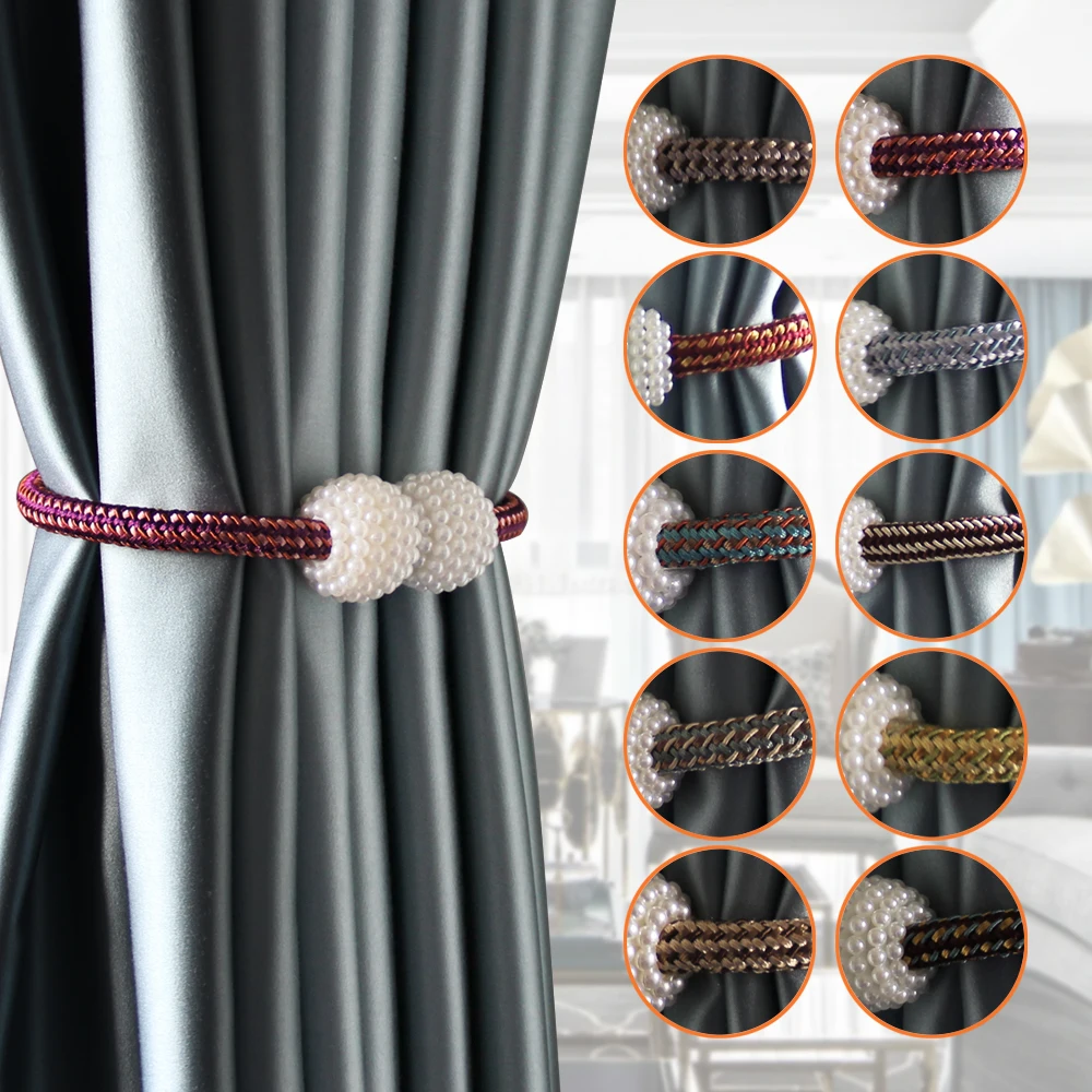 Magnets Curtains Buckle Clips Curtain Holder Strap Tie Backs Accessories Decor A 
