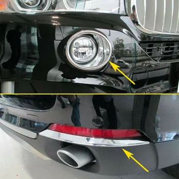 

Chrome Fog Light Cover Trims For BMW X5 F15 2014-2018 4pcs Car Auto New