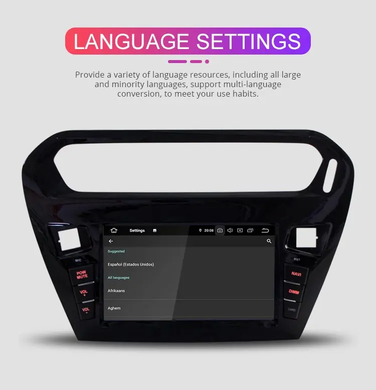Cheap Besina Android 9.0 Car DVD Player For peugeot 301 Citroen Elysee Radio 2013 2014 2015 2016 Multimedia GPS Navi WIFI Octa C 11