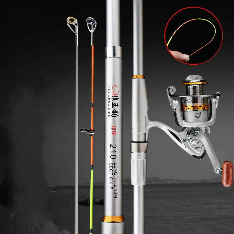  Carbon Fiber Rod Soft Lure Fishing Olta With High Quality Fishing Reel Fishing Tackle Set Vara De P