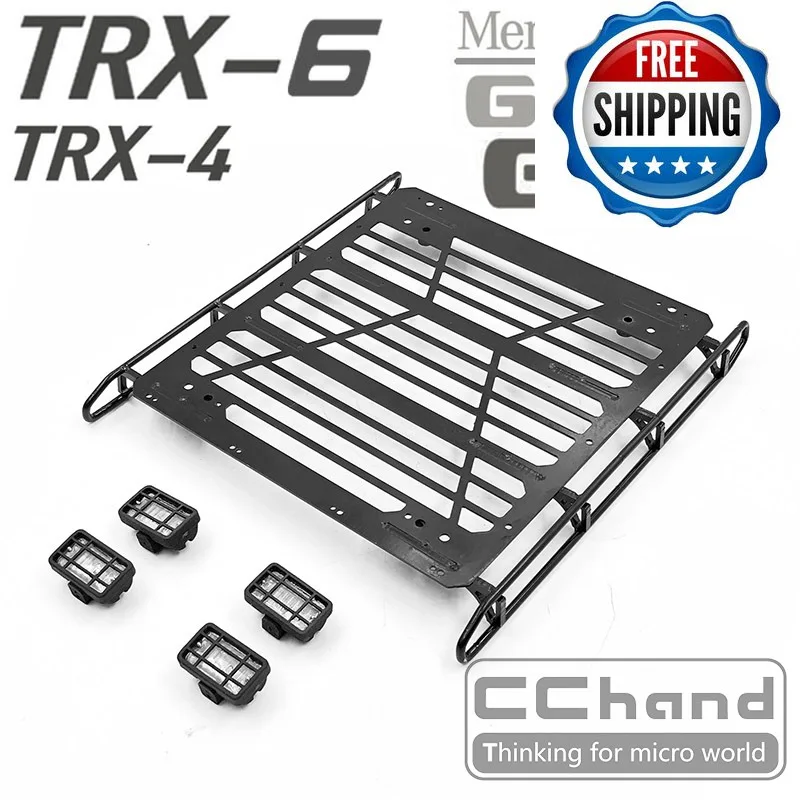 Металлический багажный стеллаж для TRX-6 6X6 G63 rc игрушечный автомобиль 1/10