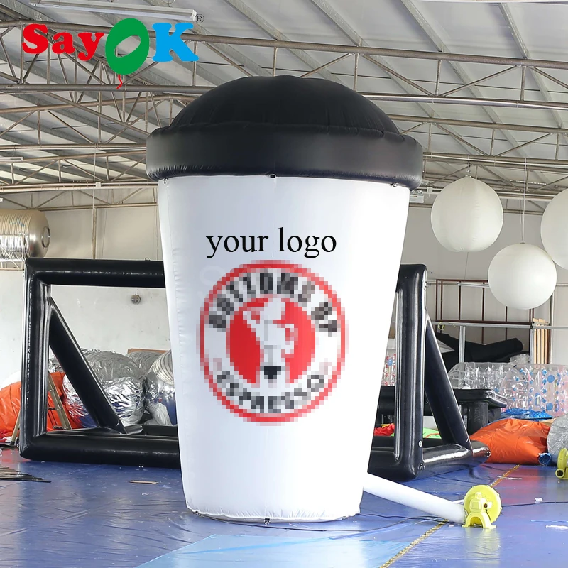 advertising giant inflatable coffee cups model