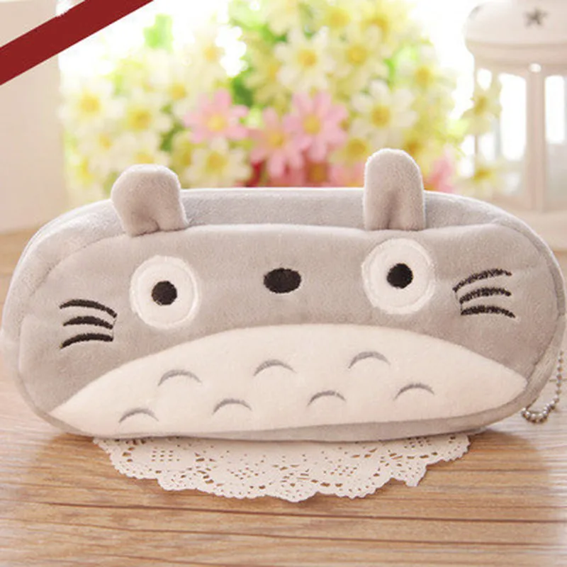 1 шт. милый мультяшный плюшевый чехол карандаш Kawaii школьная детская коробка с