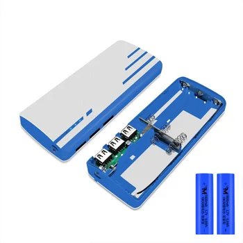 

Portable Power Bank Shell 5x 18650 DIY Battery Charger Box 5V 1A Power bank Case With LED Flashlight ( No Battery )