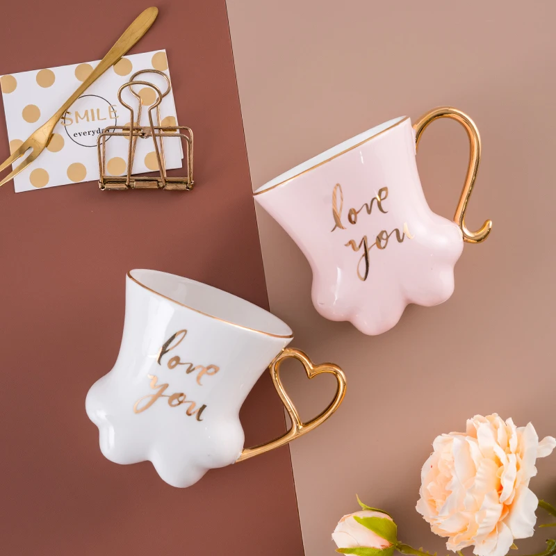 Кружка Керамическая ins с кошачьими когтями персонализированная Милая чашка для